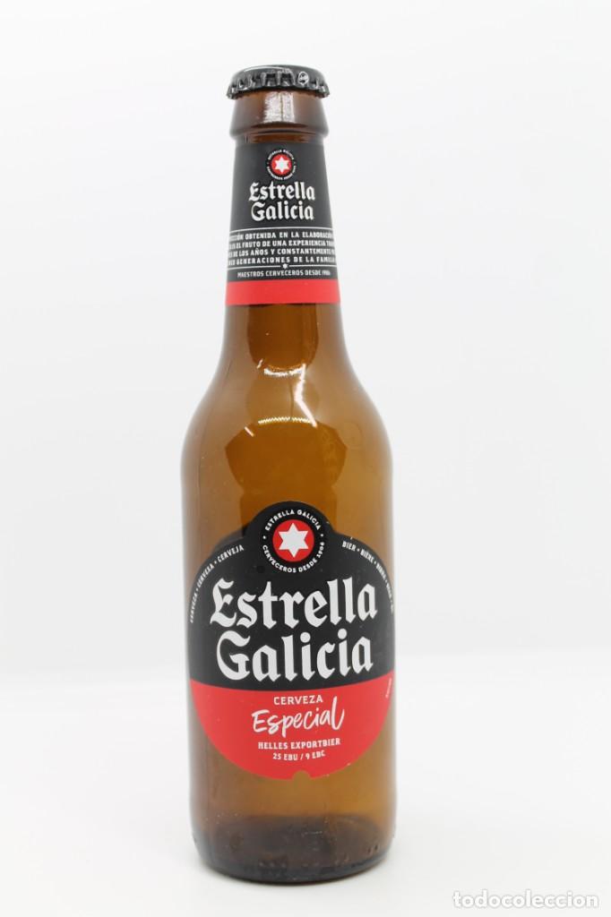 Coleccionismo de cervezas: botella cerveza vac&iacute;a ESTRELLA GALICIA ESPECIAL 33cl beer bier birra