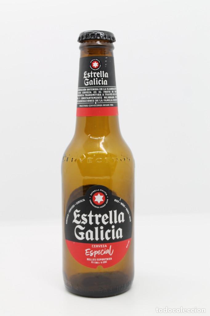 Coleccionismo de cervezas: botella cerveza vac&iacute;a ESTRELLA GALICIA ESPECIAL 25cl beer bier birra
