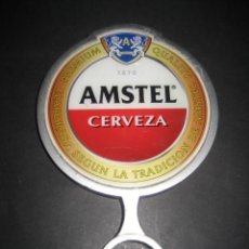 Coleccionismo de cervezas: PLACA EMBELLECEDOR GRIFO CERVEZA AMSTEL Nº2