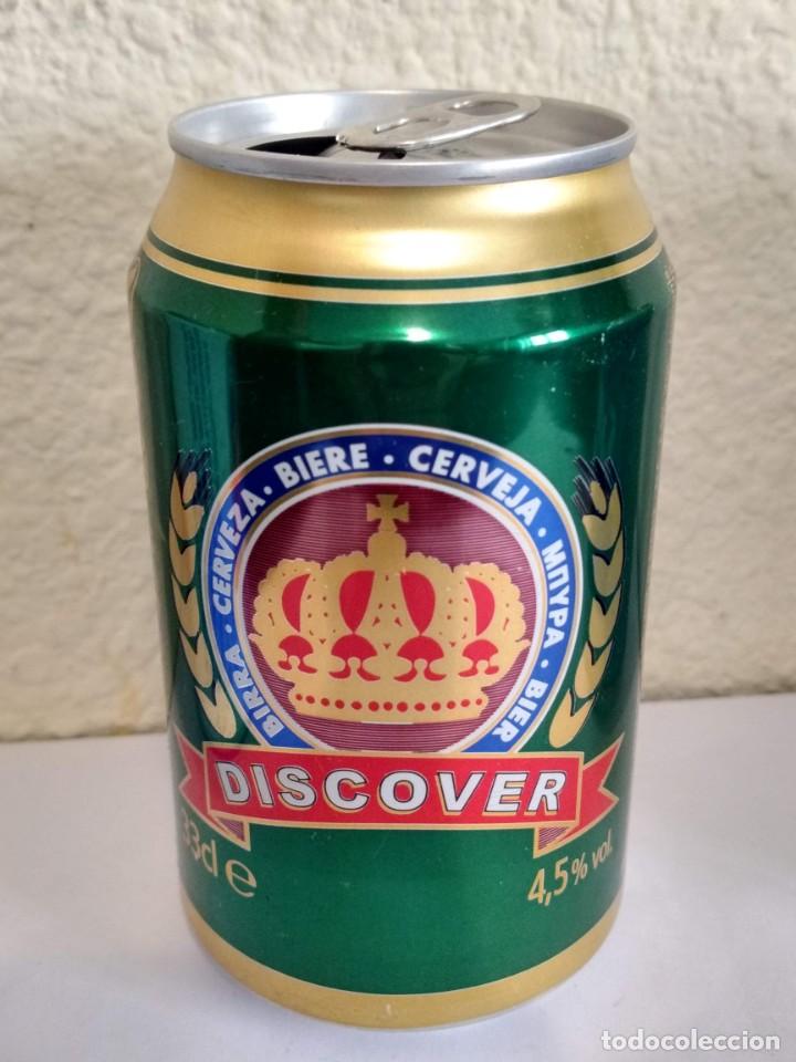 Coleccionismo de cervezas: BOTE - LATA CERVEZA DISCOVER - Foto 1