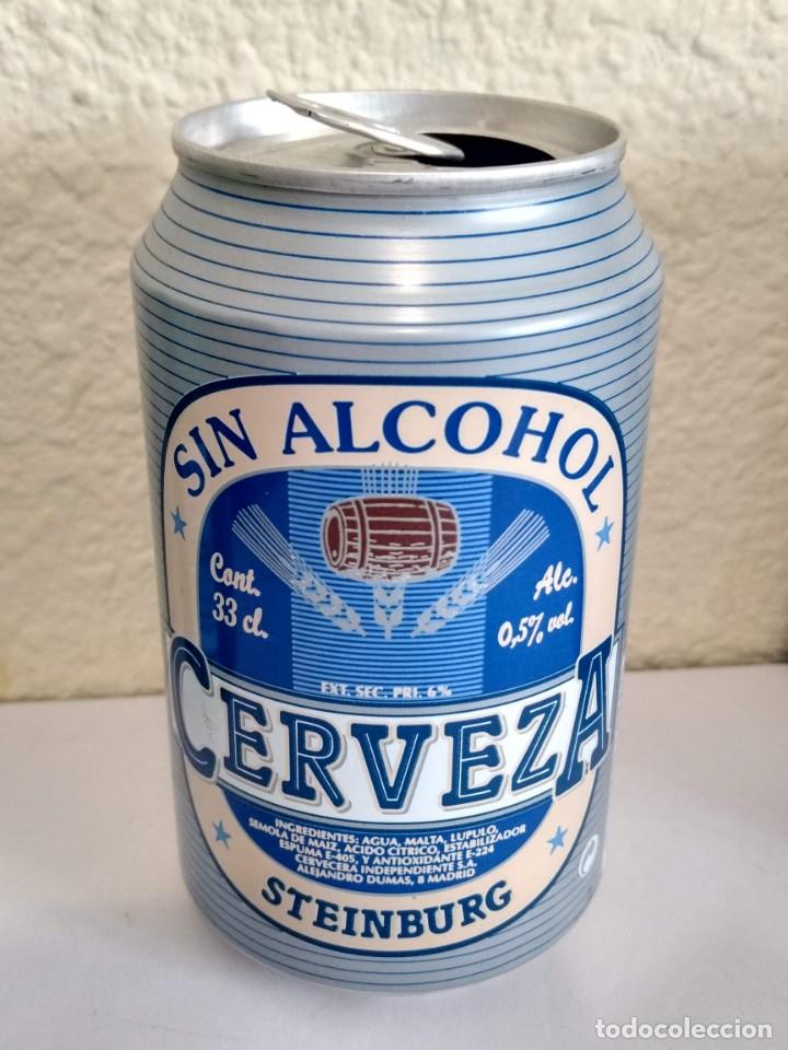 Sammeln von Brauereiartikeln: BOTE - LATA CERVEZA STEINBURG SIN ALCOHOL