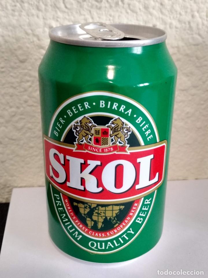 Coleccionismo de cervezas: BOTE - LATA CERVEZA SKOL - Foto 1