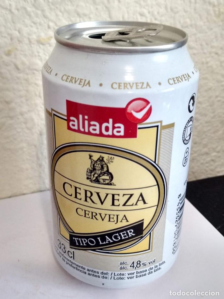 Collectionnisme de bi&egrave;res: BOTE - LATA CERVEZA ALIADA TIPO LAGER