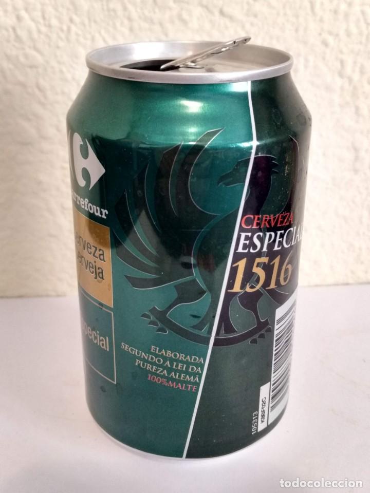Collectionnisme de bi&egrave;res: BOTE - LATA CERVEZA CARREFOUR ESPECIAL 1516