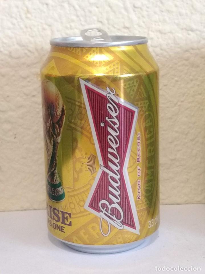 Collectionnisme de bi&egrave;res: BOTE - LATA CERVEZA BUDWEISER COPA MUNDIAL DE FUTBOL