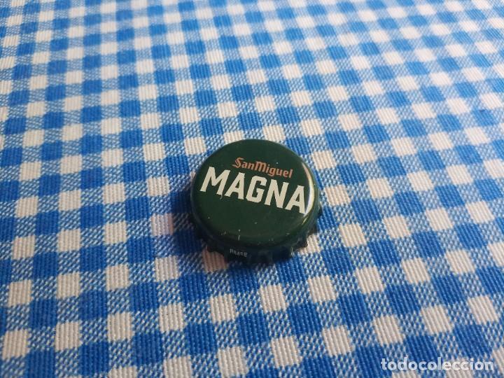 Coleccionismo de cervezas: Chapa Cerveza San Miguel Magna (U)