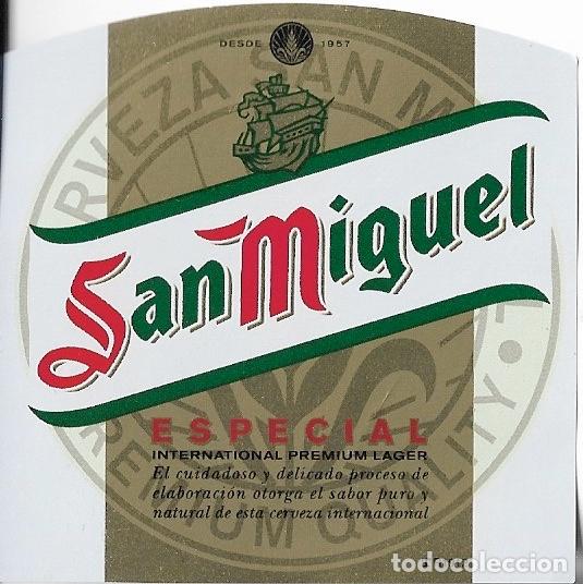 Coleccionismo de cervezas: ETIQUETA CERVEZA SAN MIGUEL ESPECIAL R1912 - SIN USAR