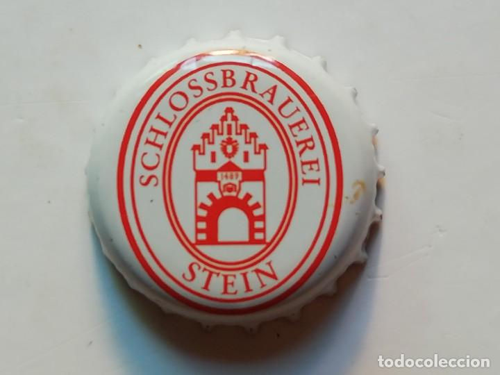 Coleccionismo de cervezas: Chapa tap&oacute;n corona de la cerveza alemana SCHLOSSBRAUEREI STEIN