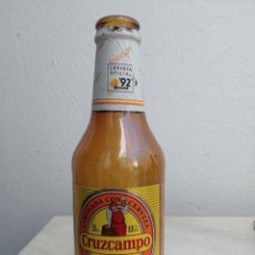 Coleccionismo de cervezas: BOTELLA DE CERVEZA SHANDY CRUZ DEL CAMPO CRUZCAMPO EXPO 92 SEVILLA 25 CL ETIQUETA