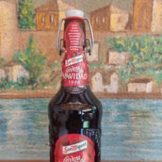 Coleccionismo de cervezas: BOTELLA CERVEZA SAN MIGUEL NAVIDAD 1996 SIN USAR. SERIE LIMITADA. Lote 286969113