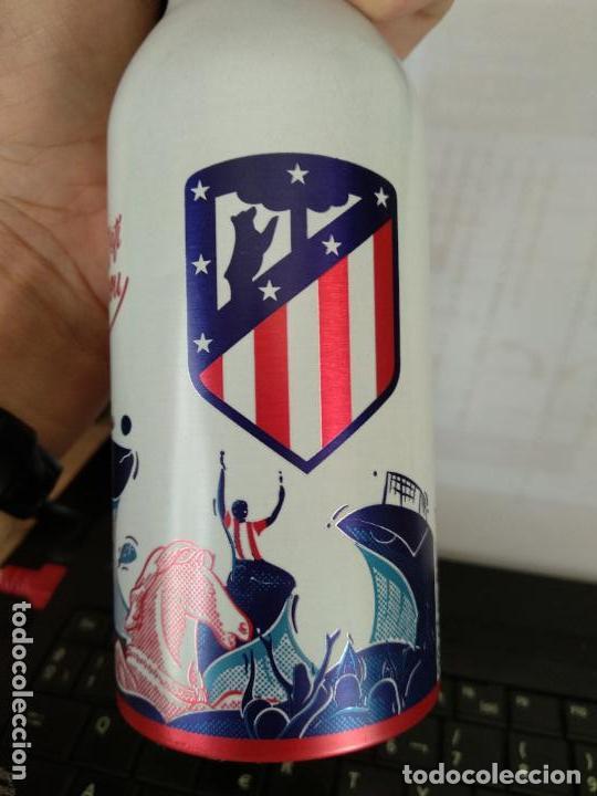 Coleccionismo de cervezas: BOTELLA DE CERVEZA DE ALUMNIO DEL ATLETICO DE MADRID - MAHOU. A&Ntilde;O 2018