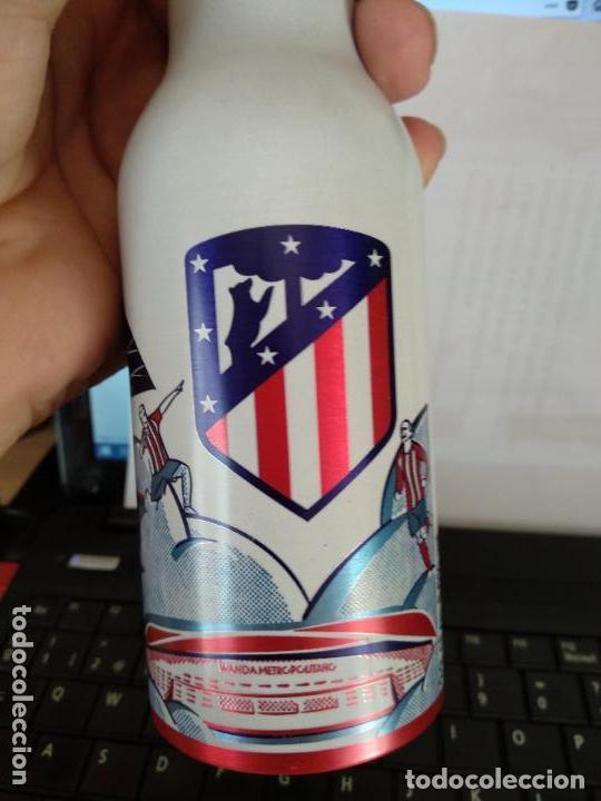 Coleccionismo de cervezas: BOTELLA DE CERVEZA DE ALUMNIO DEL ATLETICO DE MADRID - MAHOU. A&Ntilde;O 2018