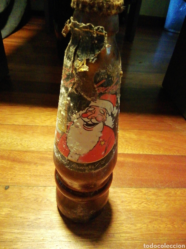 Coleccionismo de cervezas: &iexcl;&Uacute;NICA!. BOTELLA SIN ABRIR DE CERVEZA ESTRELLA GALICIA. FELICIDADES. NAVIDAD A&Ntilde;OS 80