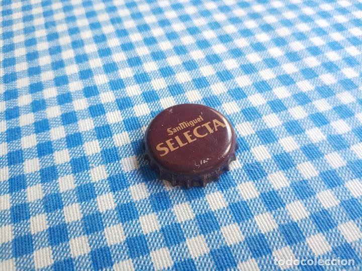 Coleccionismo de cervezas: Chapa Cerveza San Miguel Selecta 3 (U)