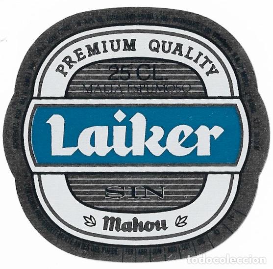 Coleccionismo de cervezas: ETIQUETA CERVEZA MAHOU LAIKER 25 CL 1994 - SIN USAR