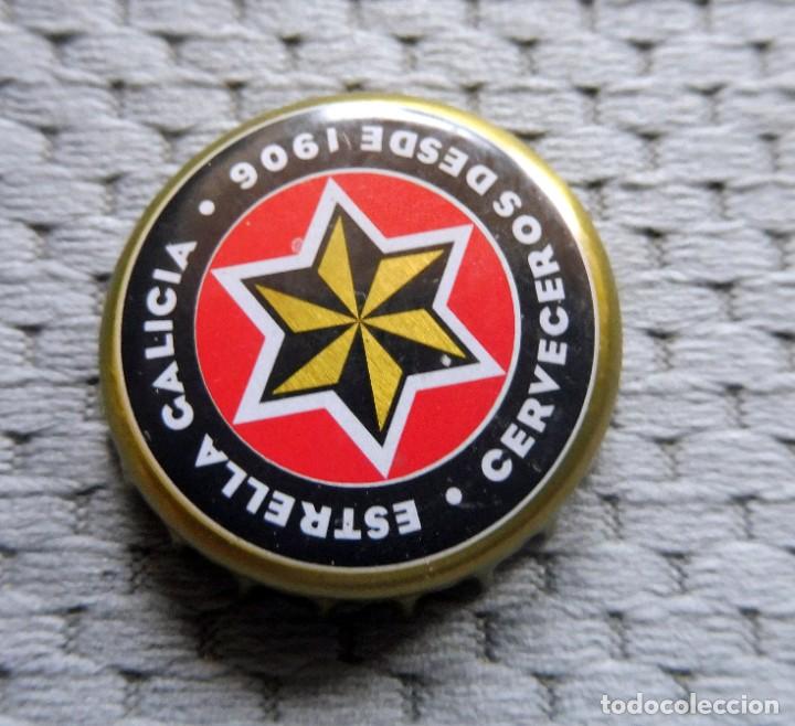 Coleccionismo de cervezas: TAP&Oacute;N CORONA - CHAPA - CROWN CAPS - CERVEZA - ESTRELLA GALICIA - FL