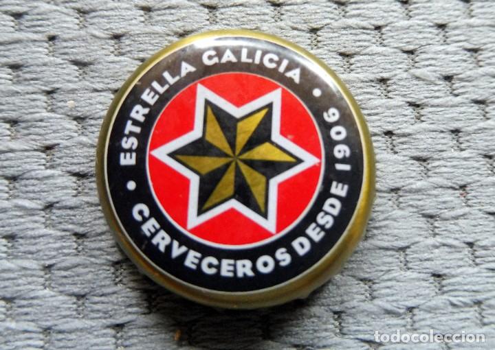 Coleccionismo de cervezas: TAP&Oacute;N CORONA - CHAPA - CROWN CAPS - CERVEZA - ESTRELLA GALICIA - FL