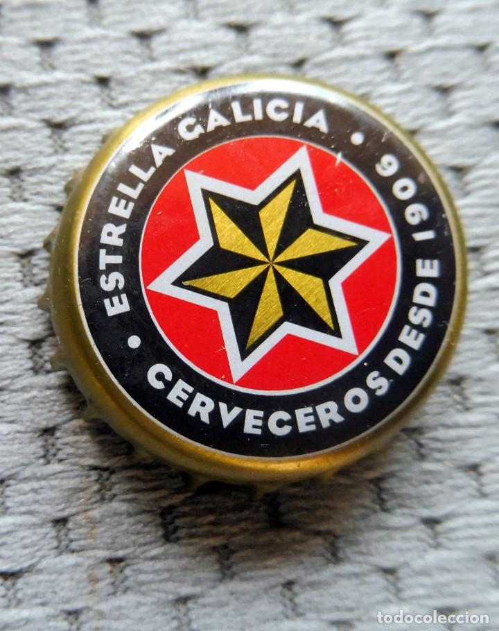 Coleccionismo de cervezas: TAP&Oacute;N CORONA - CHAPA - CROWN CAPS - CERVEZA - ESTRELLA GALICIA - FL