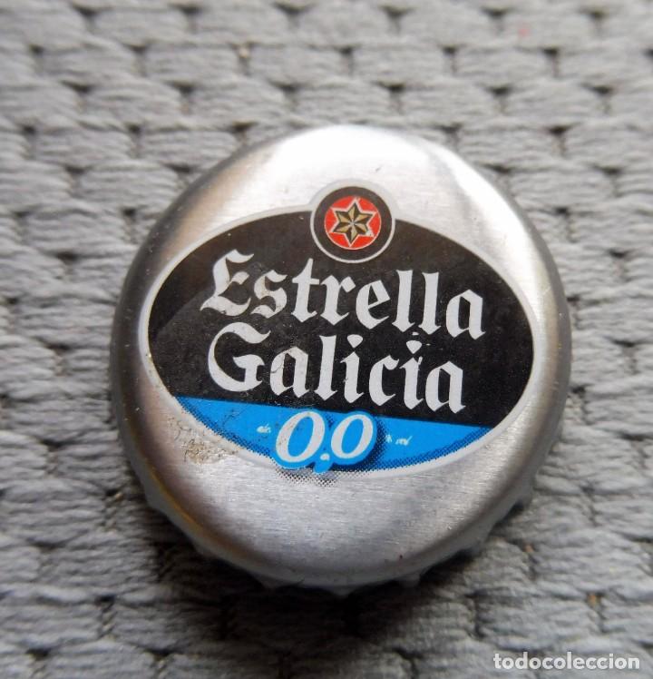 Coleccionismo de cervezas: TAP&Oacute;N CORONA - CHAPA - CROWN CAPS - CERVEZA - ESTRELLA GALICIA - 0,0 DAP