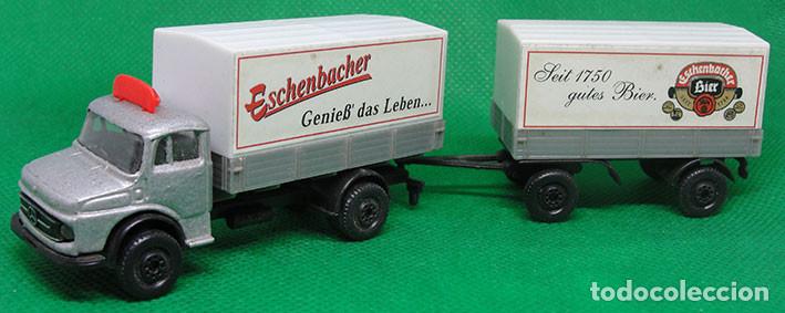 Coleccionismo de cervezas: CAMION A ESCALA CERVEZA ALEMANA ESCHENBACHER BIER WG 322 - COLECCIONISMO -