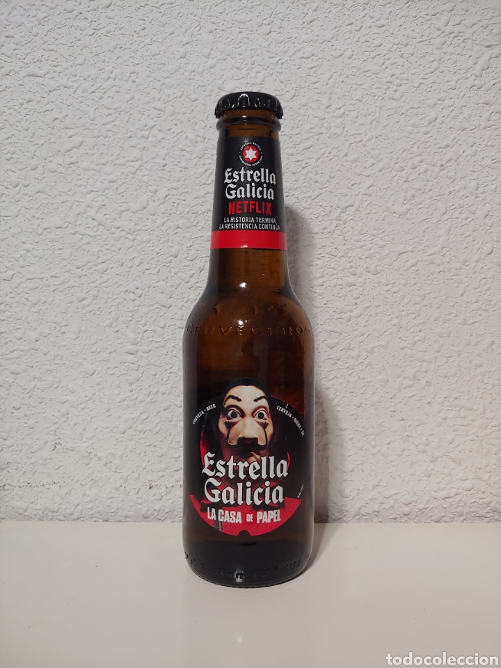 Coleccionismo de cervezas: Botella Estrella Galicia La casa de papel 2021
