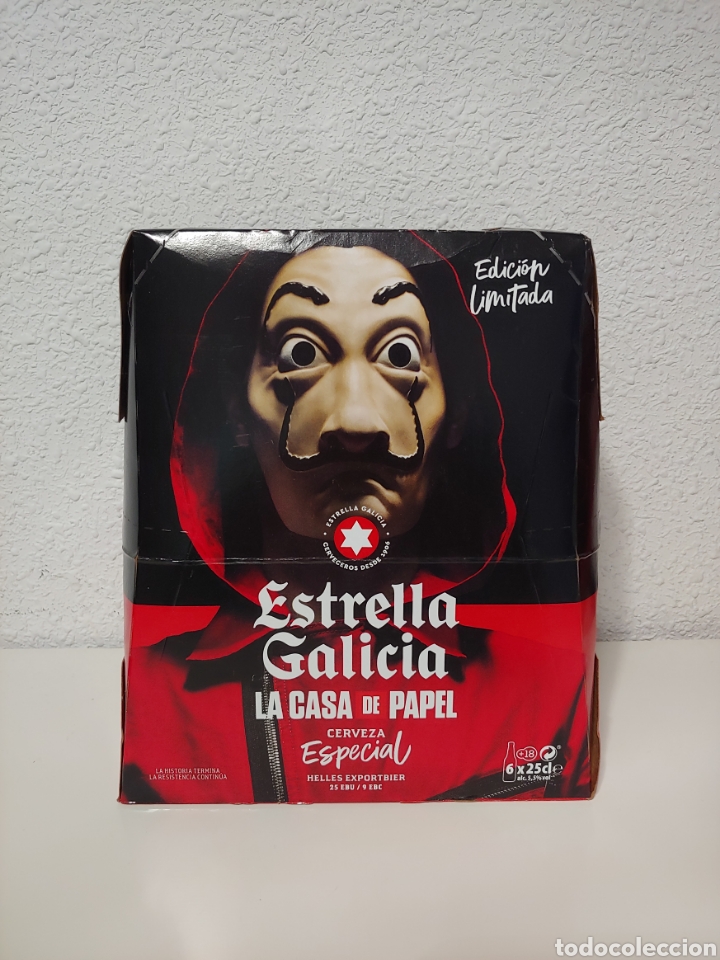 Coleccionismo de cervezas: Pack Estrella Galicia La casa de papel 2021