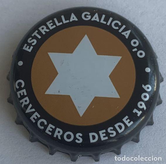 Coleccionismo de cervezas: Chapa cerveza Estrella Galicia 0,0 tostada
