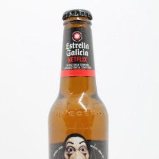Collezionismo di birre: BOTELLA LLENA CERVEZA ESTRELLA GALICIA NETFLIX LA CASA DE PAPEL 25CL XACOBEO 21 22 BEER BIER BIRRA