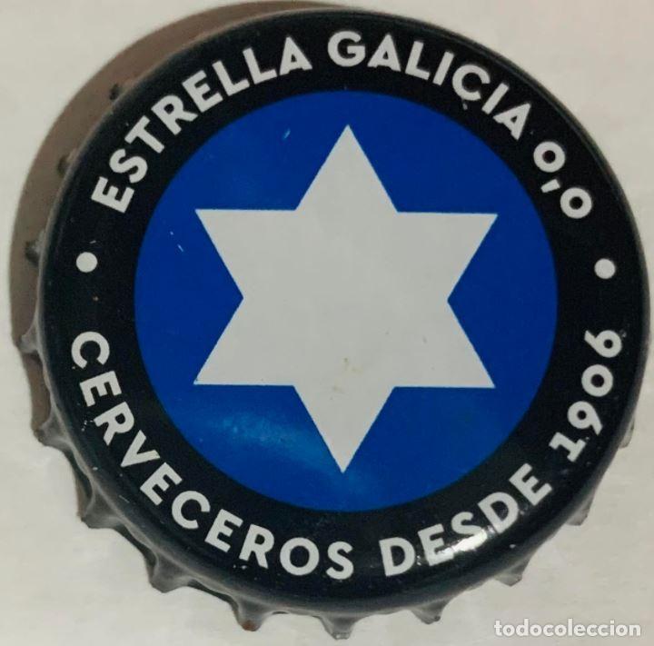 Coleccionismo de cervezas: Chapa cerveza Estrella Galicia 0,0