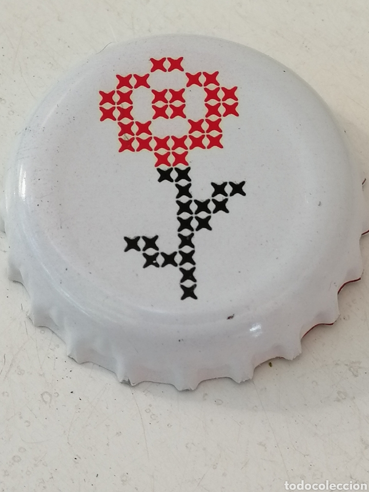 Coleccionismo de cervezas: CHAPA TAP&Oacute;N CORONA BOTTLE CAP BEER BIERE BIRRA CERVEZA ARTESANA GRANA.MURCIA---LOTE N.118---CARMANJO