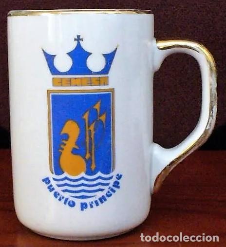 Coleccionismo de cervezas: JARRA CERVEZA-PUERTO PRINCIPE-CEMESA