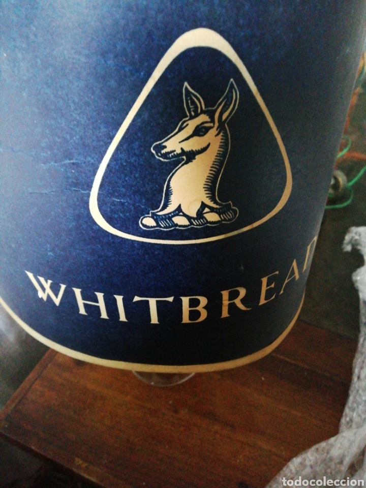 Coleccionismo de cervezas: L&aacute;mpara WHITBREAD cerveza - Foto 3