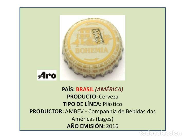 Sammeln von Brauereiartikeln: TAPON CORONA CAPSULA CHAPA CERVEZA BOHEMIA (BRASIL)