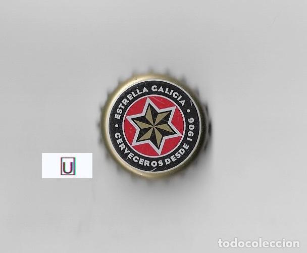Coleccionismo de cervezas: TAPON CORONA CHAPA BEER BOTTLE CAP KRONKORKEN TAPPI CAPSULE CERVEZA ESTRELLA GALICIA