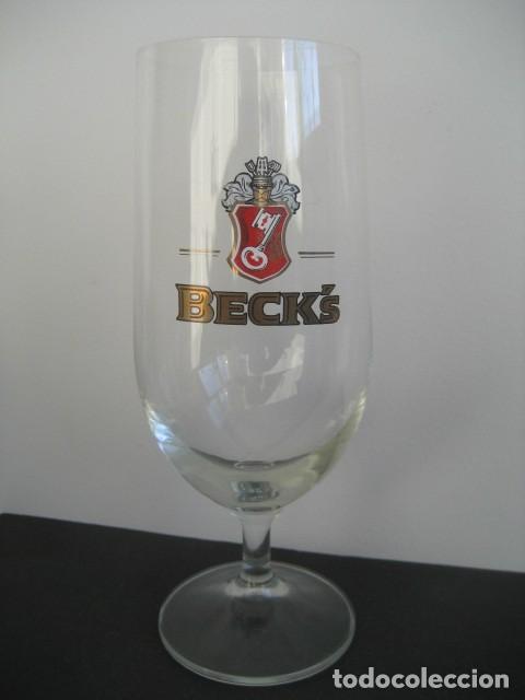Coleccionismo de cervezas: COPA CRISTAL CERVEZA BECKS - Foto 1