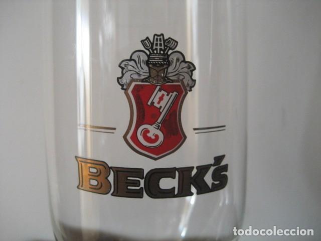 Coleccionismo de cervezas: COPA CRISTAL CERVEZA BECKS - Foto 2