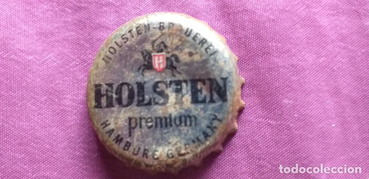 Colecionismo de cervejas: CERVEZA-V9-II-CHAPA-TAPON-CORONA-HOLSTEN
