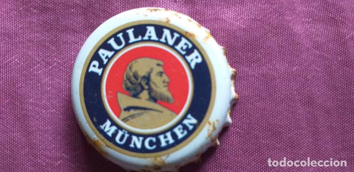 Coleccionismo de cervezas: CERVEZA-V9-II-CHAPA-TAPON-CORONA-PAULANER