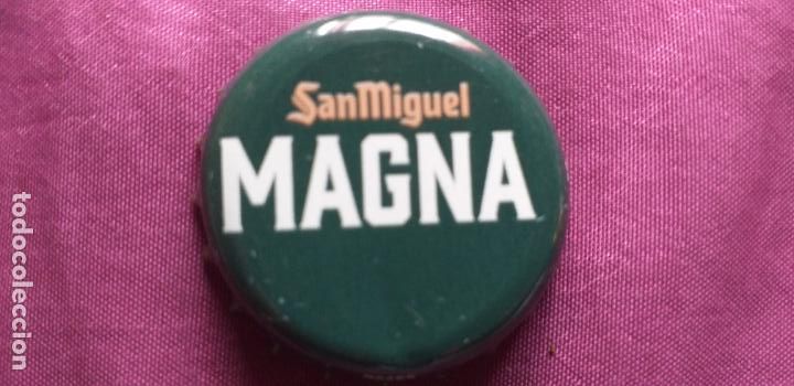 Collectionnisme de bi&egrave;res: CERVEZA-V9-III-CHAPA-TAPON-CORONA-SAN MIGUEL..