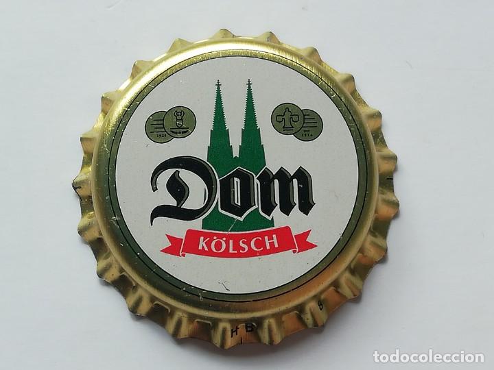 Coleccionismo de cervezas: Chapa tap&oacute;n corona NUEVO de la cerveza alemana DOM K&Ouml;LSCH