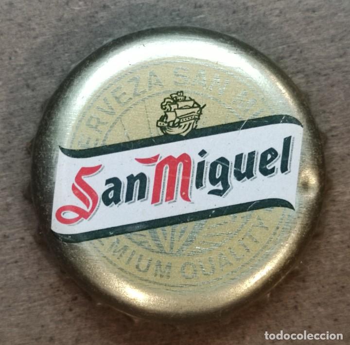 Coleccionismo de cervezas: TAP&Oacute;N CORONA - CHAPA - CROWN CAPS - CERVEZA - SAN MIGUEL