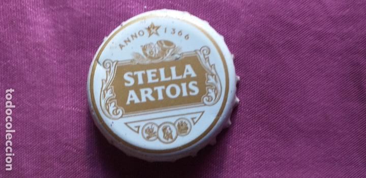 Coleccionismo de cervezas: CERVEZA-V9-IV-CHAPA-TAPON-CORONA-STELLA ARTOIS