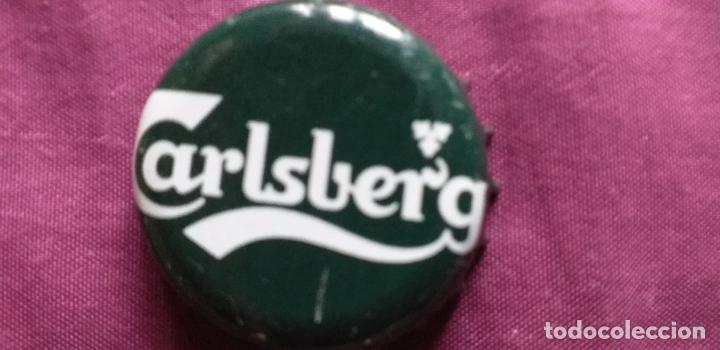 Coleccionismo de cervezas: CERVEZA-V9-V-CHAPA-TAPON-CORONA-CORONA-CARLSBERG.