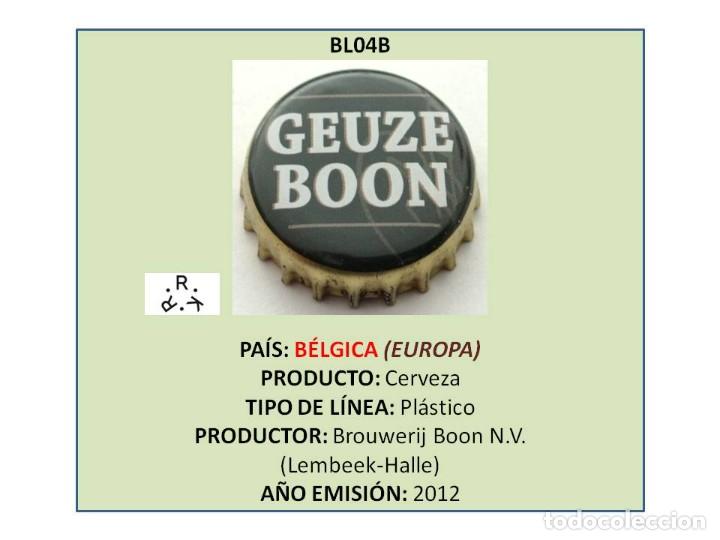 Coleccionismo de cervezas: TAPON CORONA CAPSULA CHAPA CERVEZA GEUZE BOON (B&Eacute;LGICA)