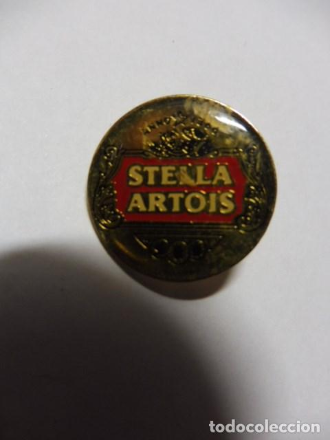 Coleccionismo de cervezas: 1 pin de la cerveza stella artois