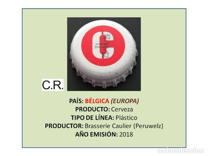 Coleccionismo de cervezas: TAPON CORONA CAPSULA CHAPA CERVEZA CAULIER (B&Eacute;LGICA)