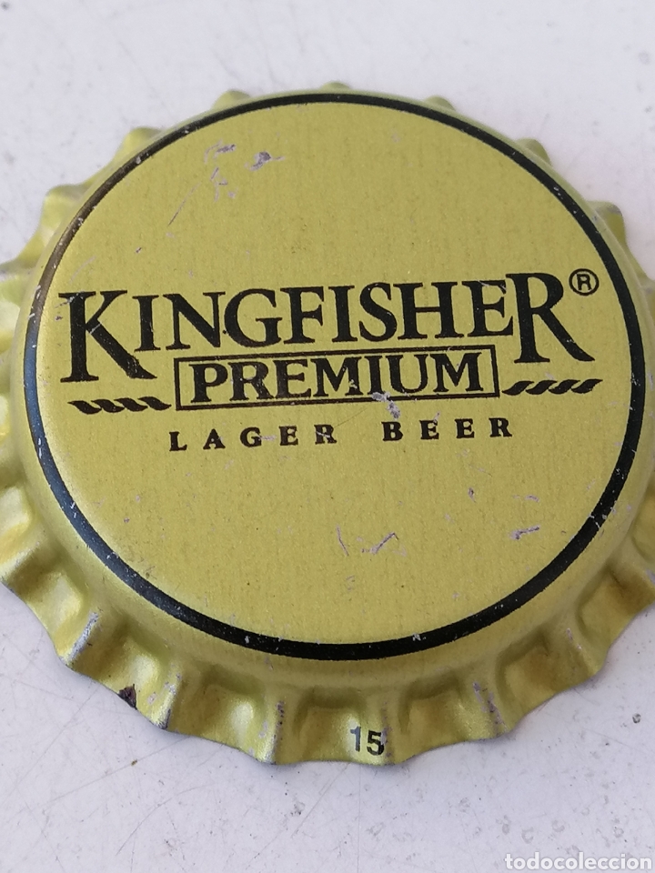 Coleccionismo de cervezas: TAP&Oacute;N CORONA BOTTLE CAP CHAPA TAPPI BIERE BIRRA BEER BIER KINGFISHER.INDIA.(1)--LOTE N.2678-CARMANJO