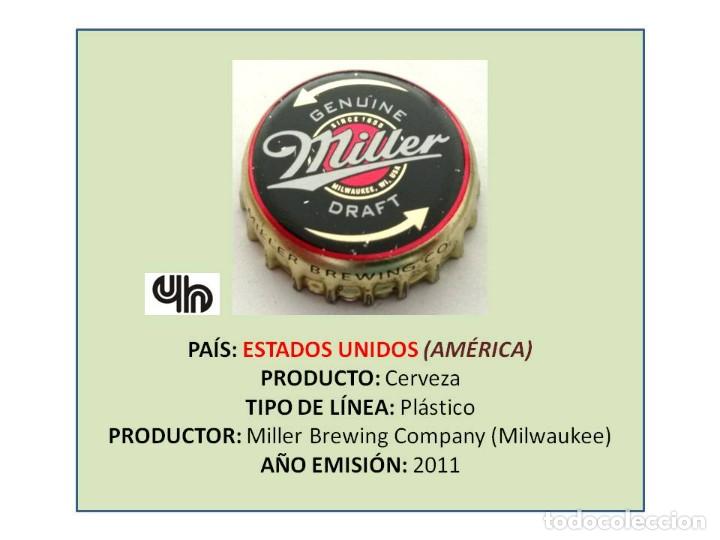 Collectable Beer: TAPON CORONA CAPSULA CHAPA CERVEZA MILLER (ESTADOS UNIDOS)