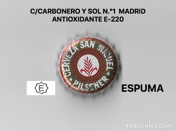 Coleccionismo de cervezas: TAPON CORONA CHAPA BEER BOTTLE CAP KRONKORKEN TAPPI CAPSULE CERVEZA SAN MIGUEL