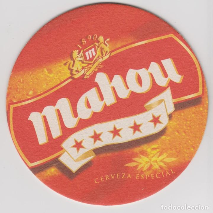 Coleccionismo de cervezas: posavasos cerveza MAHOU DIAMETRO 100mm beer bier pivo coaster porta vasos